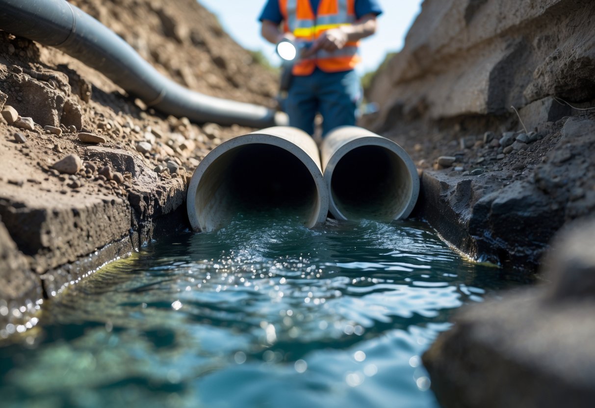 Bellied sewer pipe repair in Pueblo CO