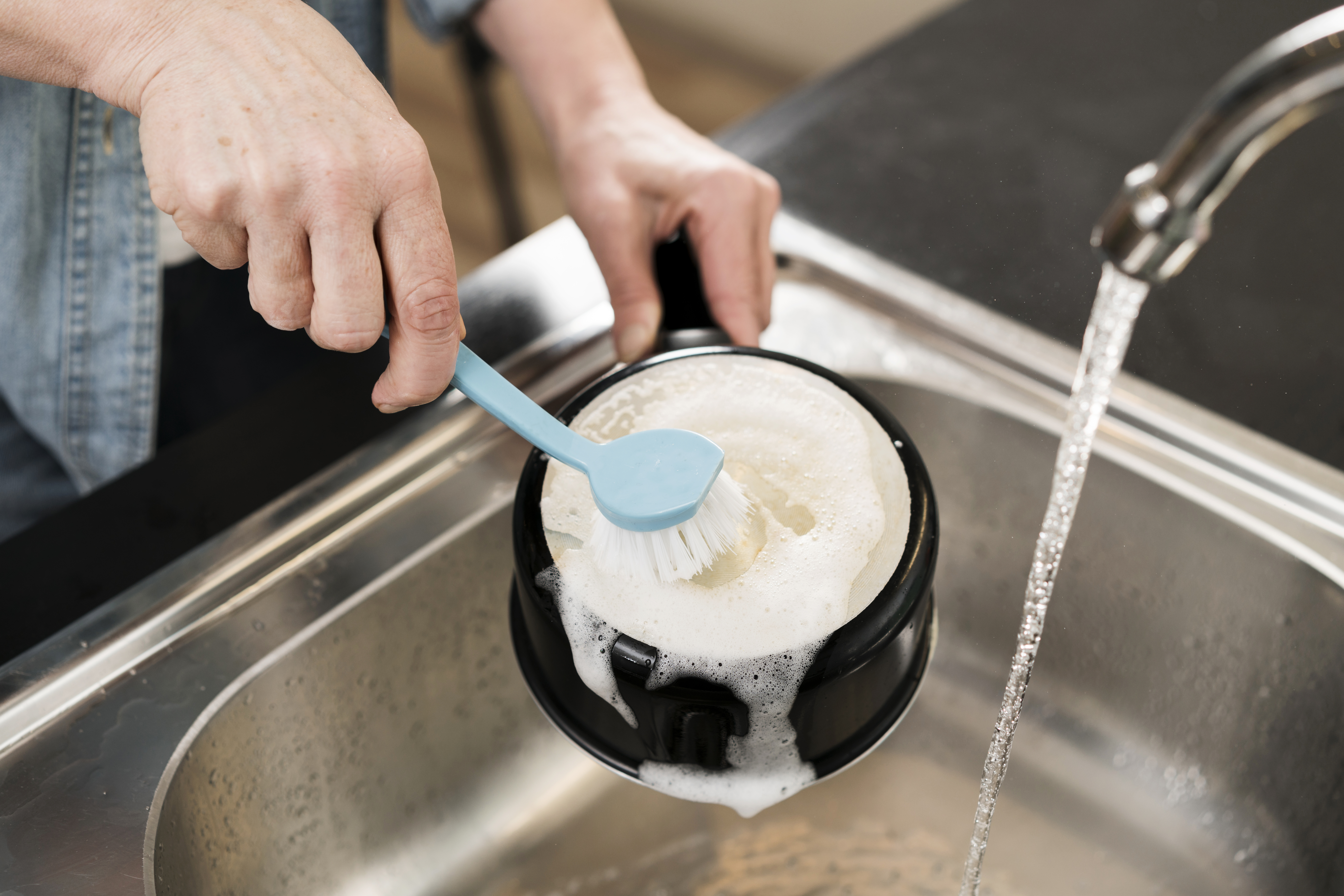 soap scum mineral scale kitchen drain Pueblo