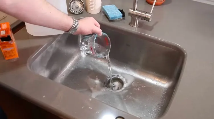 Kitchen drain cleaned